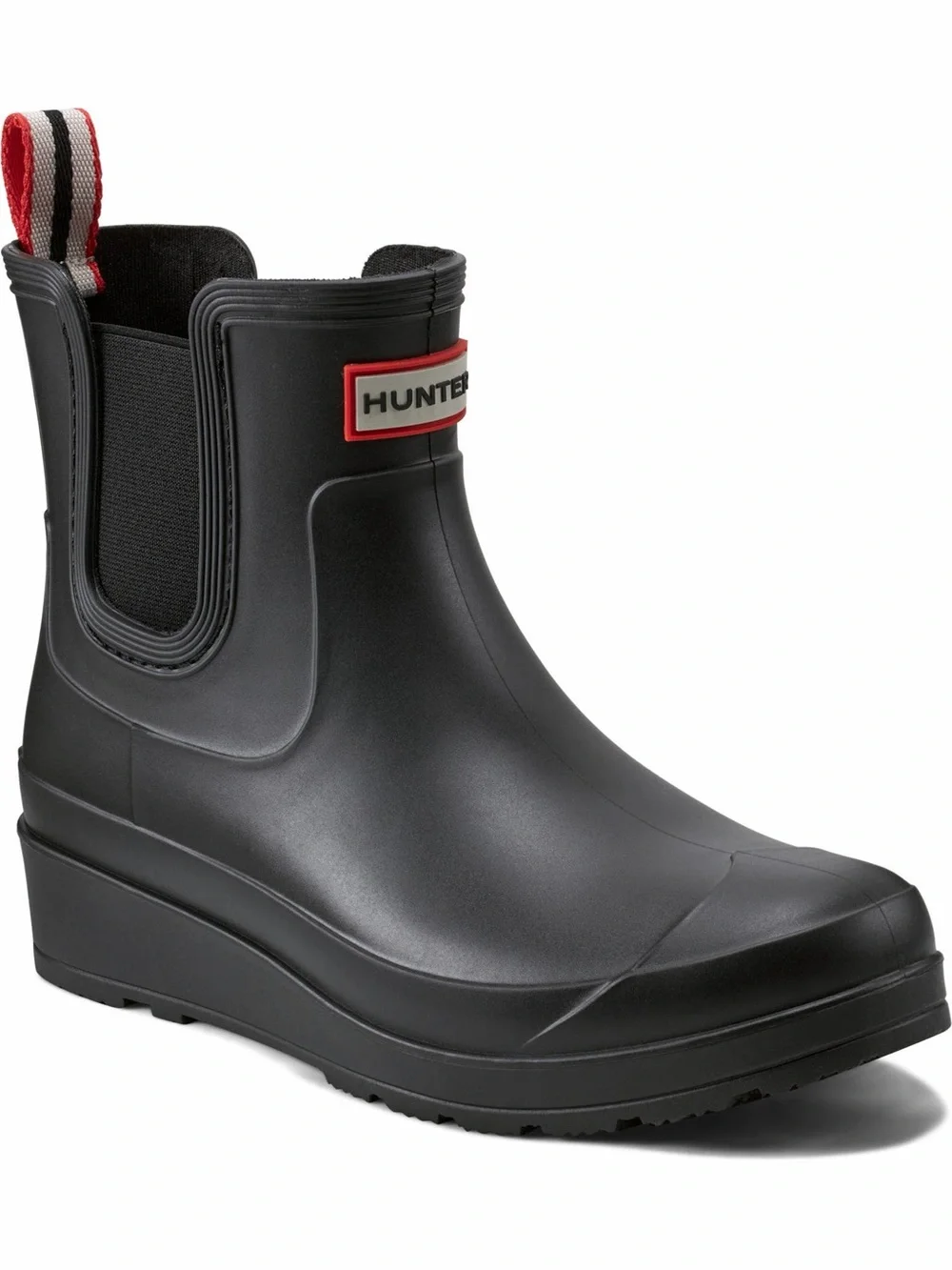 Hunter Tabitha Chelsea Waterproof Rain Boot in Black